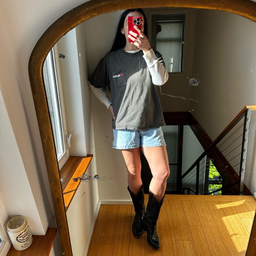 Vintage High Waisted Denim Shorts - Made in USA